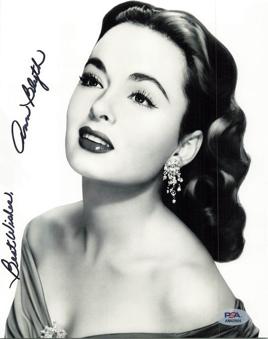 ANN BLYTH signed 8x10 photo PSA/DNA Autographed