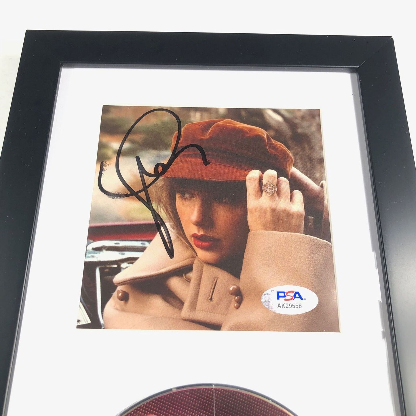 Taylor Swift Signed CD Cover Framed PSA/DNA RED Autographed