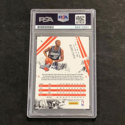 2009-10 Rookies and Stars #9 Boris Diaw Signed Card AUTO PSA Slabbed Bobcats