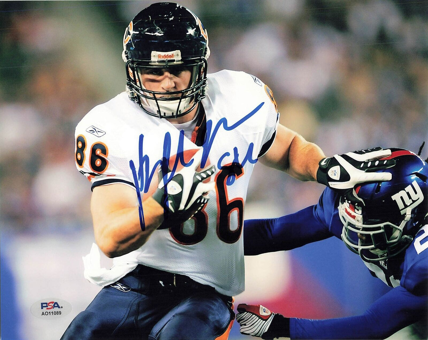 KYLE ADAMS Signed 8x10 photo PSA/DNA Chicago Bears Autographed