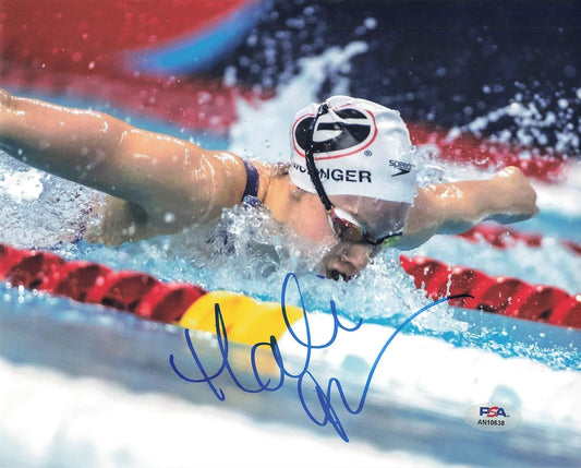 Hali Flickinger signed 8x10 photo PSA/DNA Autographed