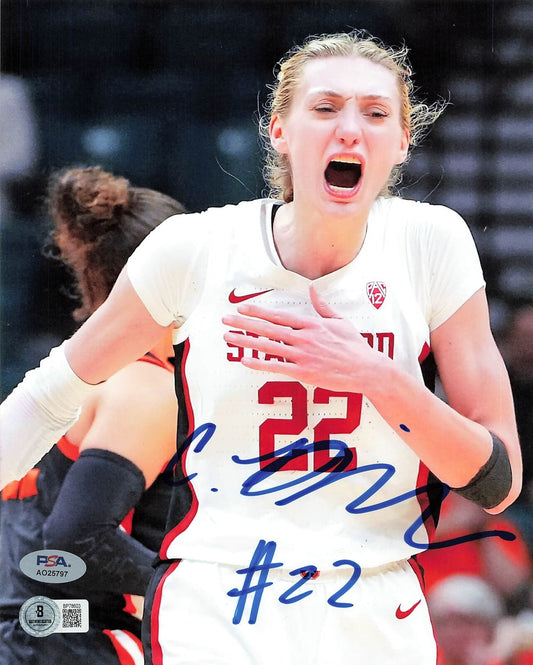 Cameron Brink signed 8x10 photo PSA/DNA Autographed Stanford WNBA