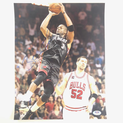 Dwyane Wade signed 11x14 photo PSA/DNA Miami Heat Autographed