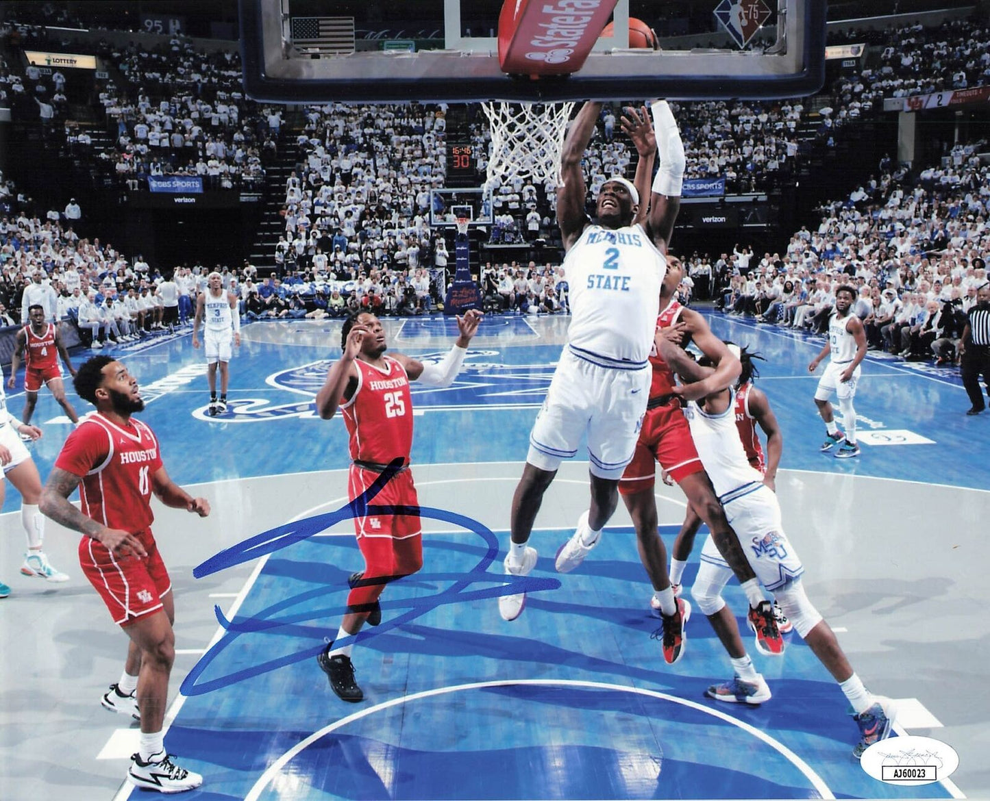 Jalen Duren signed 8x10 photo PSA/DNA Detroit Pistons Autographed Memphis