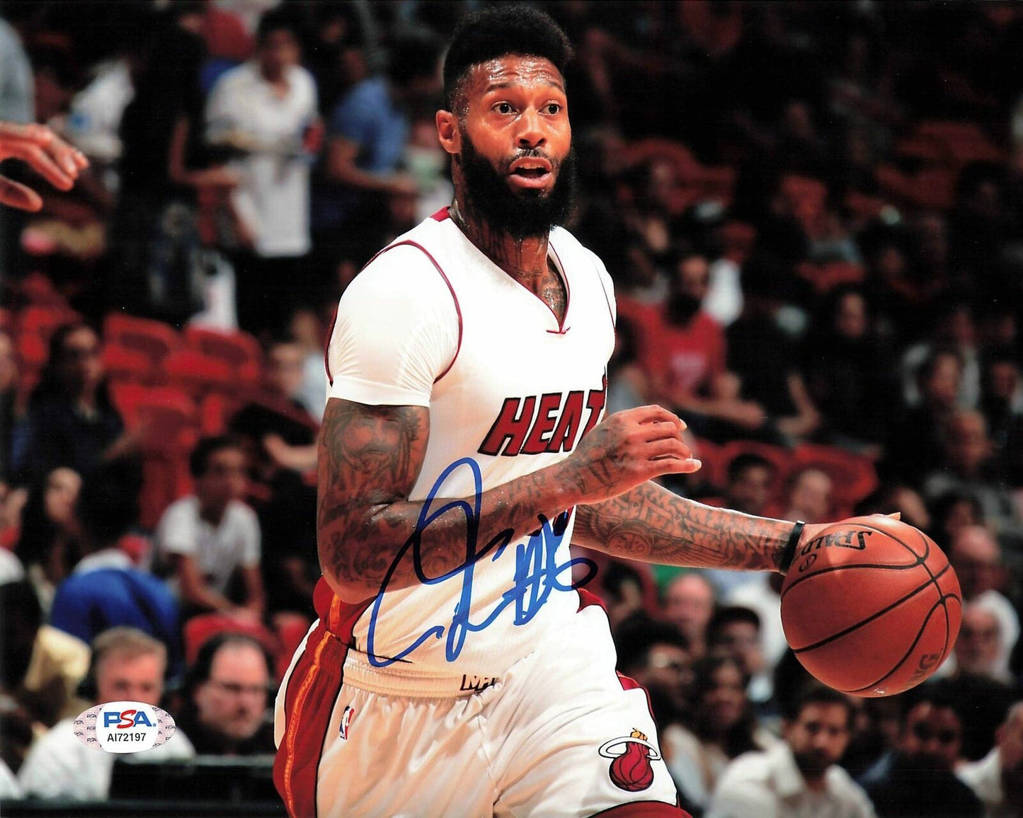 James Johnson signed 8x10 photo PSA/DNA Miami Heat Autographed