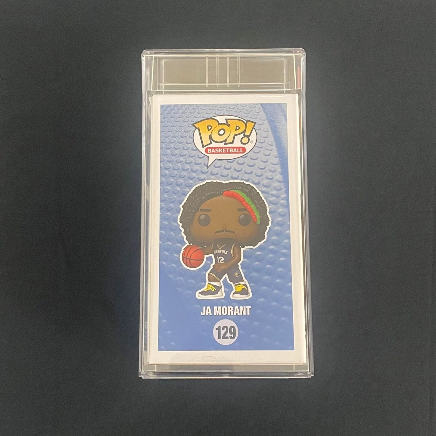 Ja Morant Funko Pop #129 PSA NM-MT 8 FASC Grizzlies