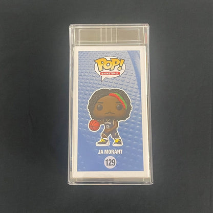 Ja Morant Funko Pop #129 PSA NM-MT 8 FASC Grizzlies