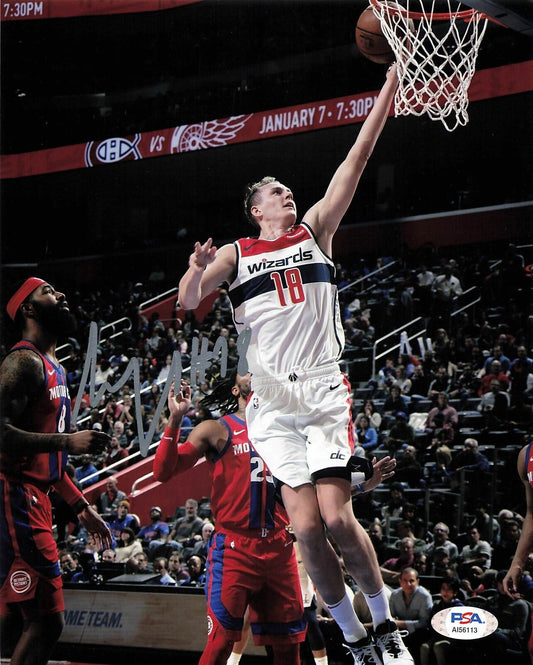 ANZEJS PASECNIKS signed 8x10 photo PSA/DNA Washington Wizards Autographed