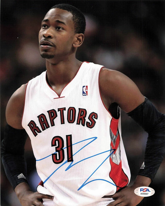 Terrence Ross signed 8x10 photo PSA/DNA Toronto Raptors Autographed