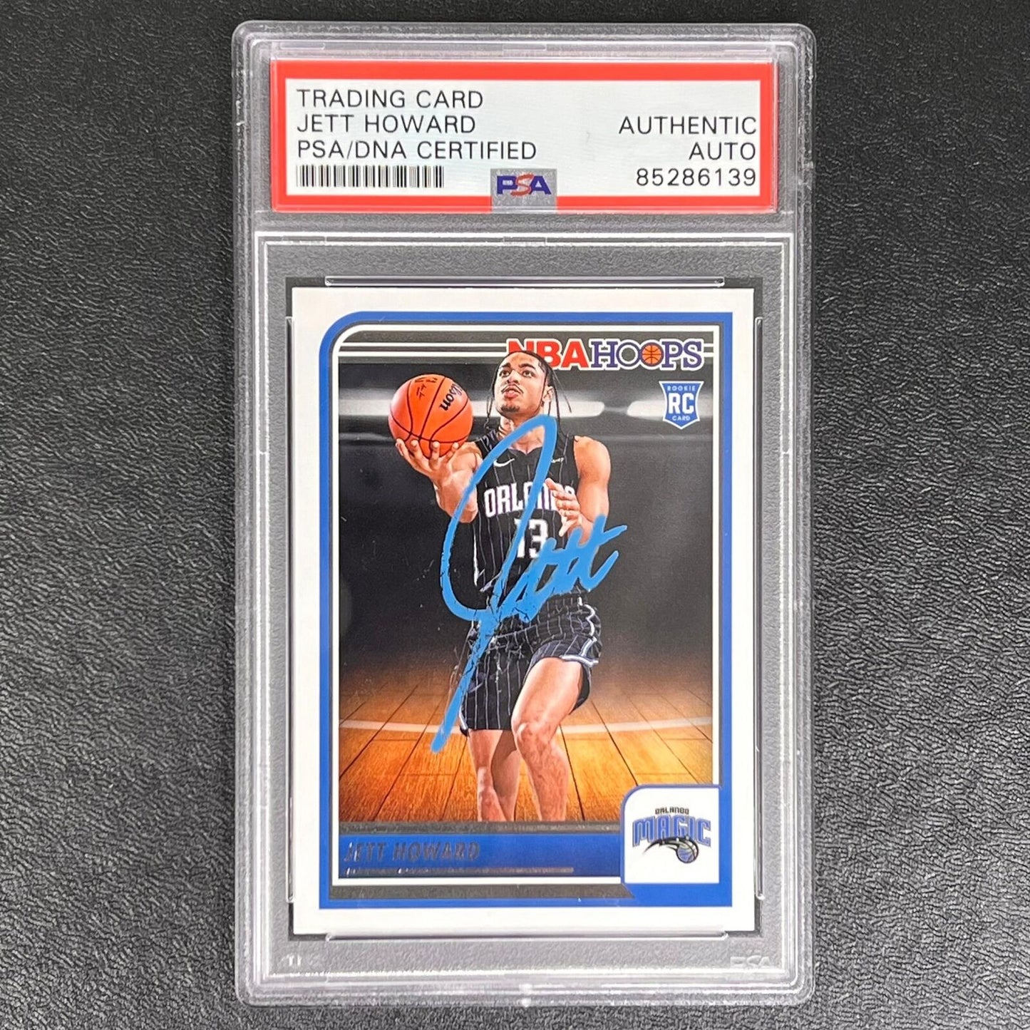 2023-24 Panini NBA Hoops #248 Jett Howard Signed Card AUTO PSA/DNA Slabbed RC Ma