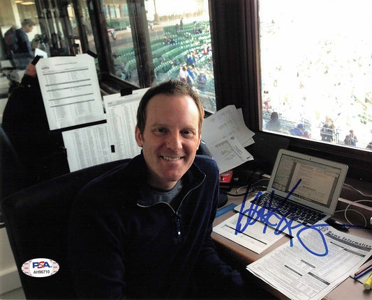 Len Kasper signed 8x10 photo PSA/DNA Chicago White Sox Autographed