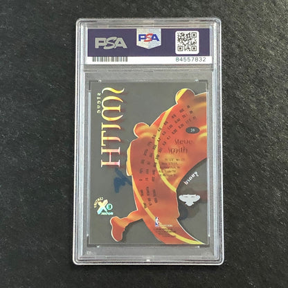 1998-99 E-X Century #39 Steve Smith Signed Card AUTO PSA Slabbed Hawks