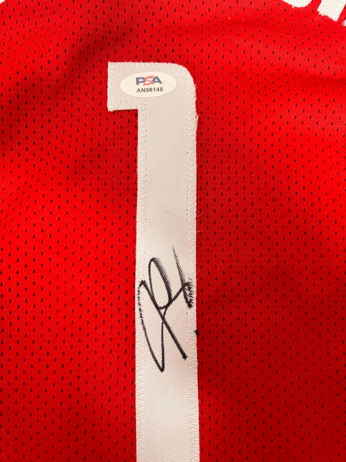 Jabari Smith Jr signed jersey PSA/DNA Houston Rockets Autographed