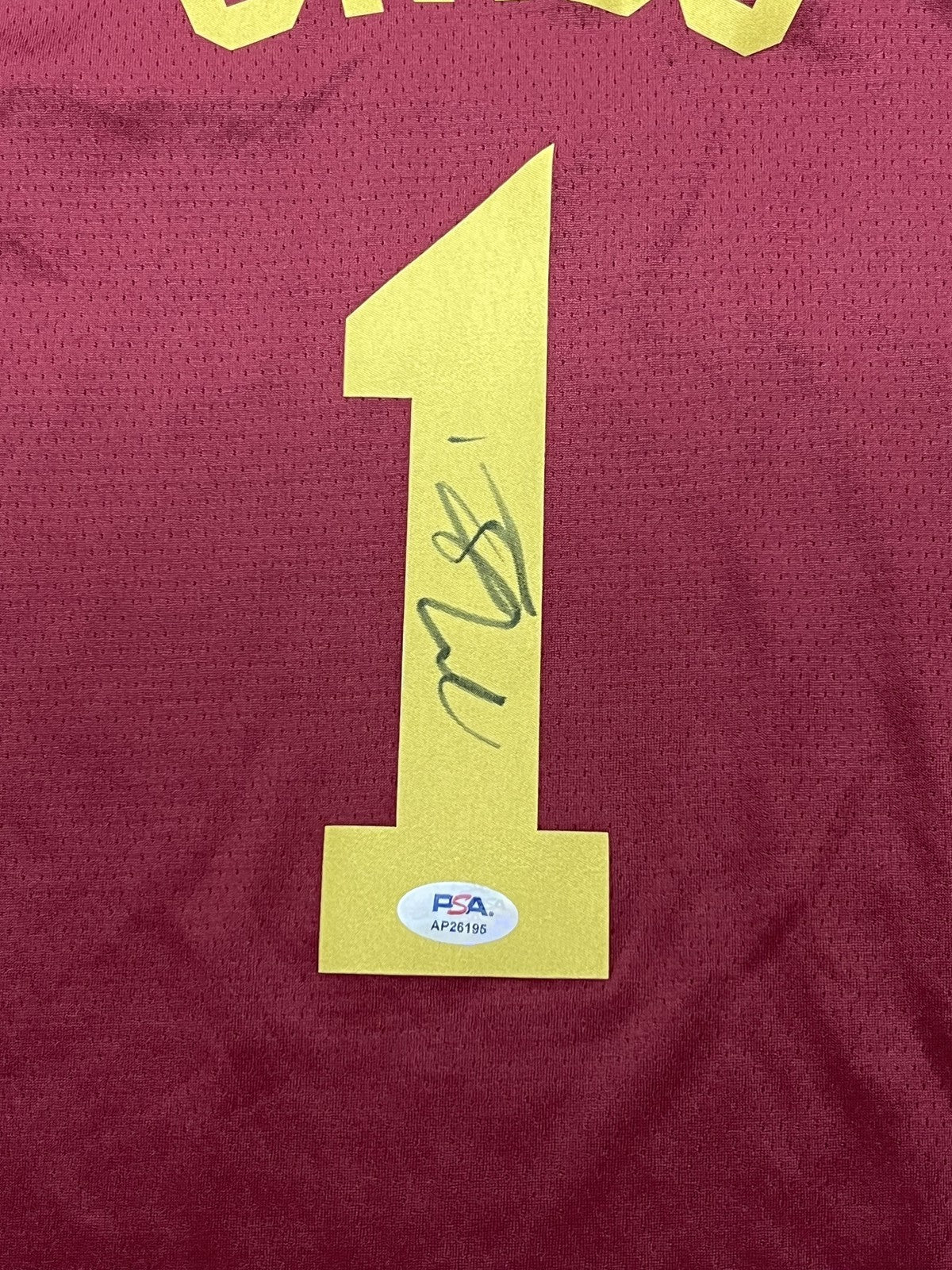 Max Strus Signed Jersey PSA Cleveland Cavaliers Autographed