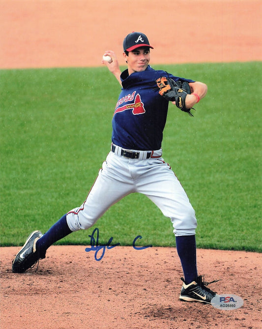 Dylan Cease signed 8x10 photo Atlanta Braves PSA/DNA Autographed