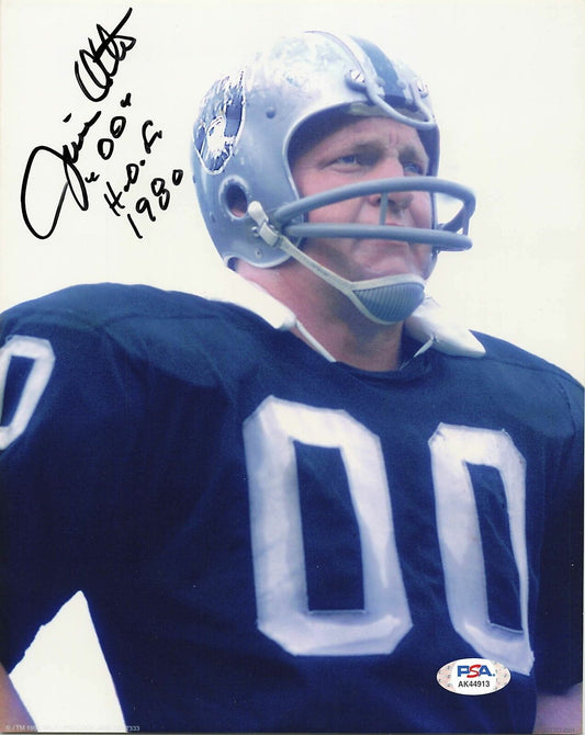 Jim Otto signed 8x10 photo PSA/DNA Oakland Raiders Autographed