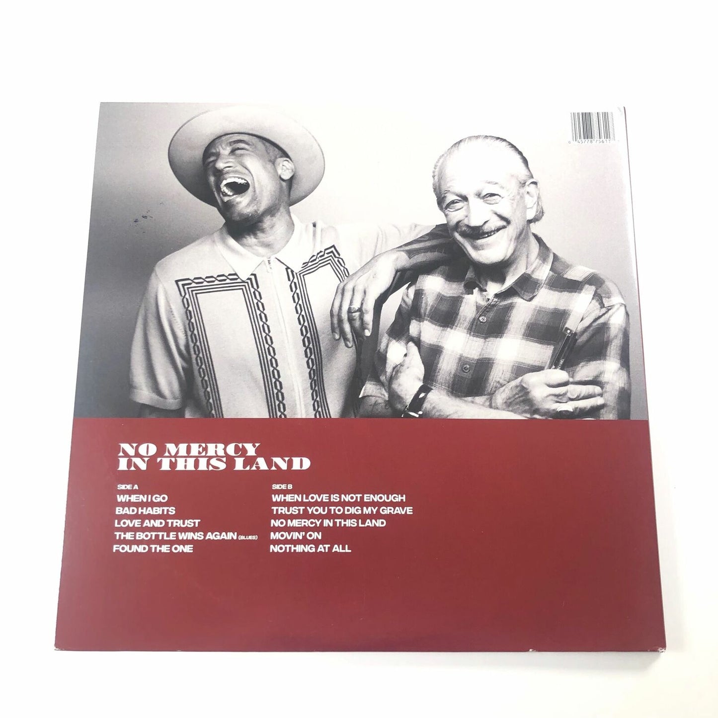 Ben Harper & Charlie Musselwhite signed No Mercy in This Land Vinyl PSA/DNA Albu