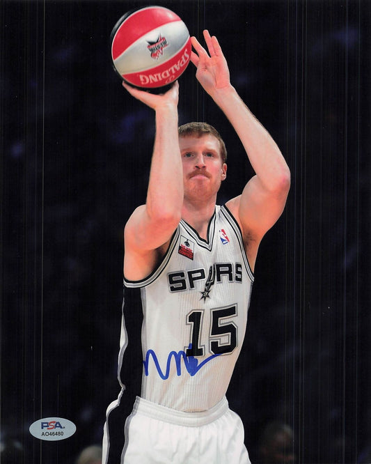 Matt Bonner signed 8x10 photo PSA/DNA San Antonio Spurs Autographed