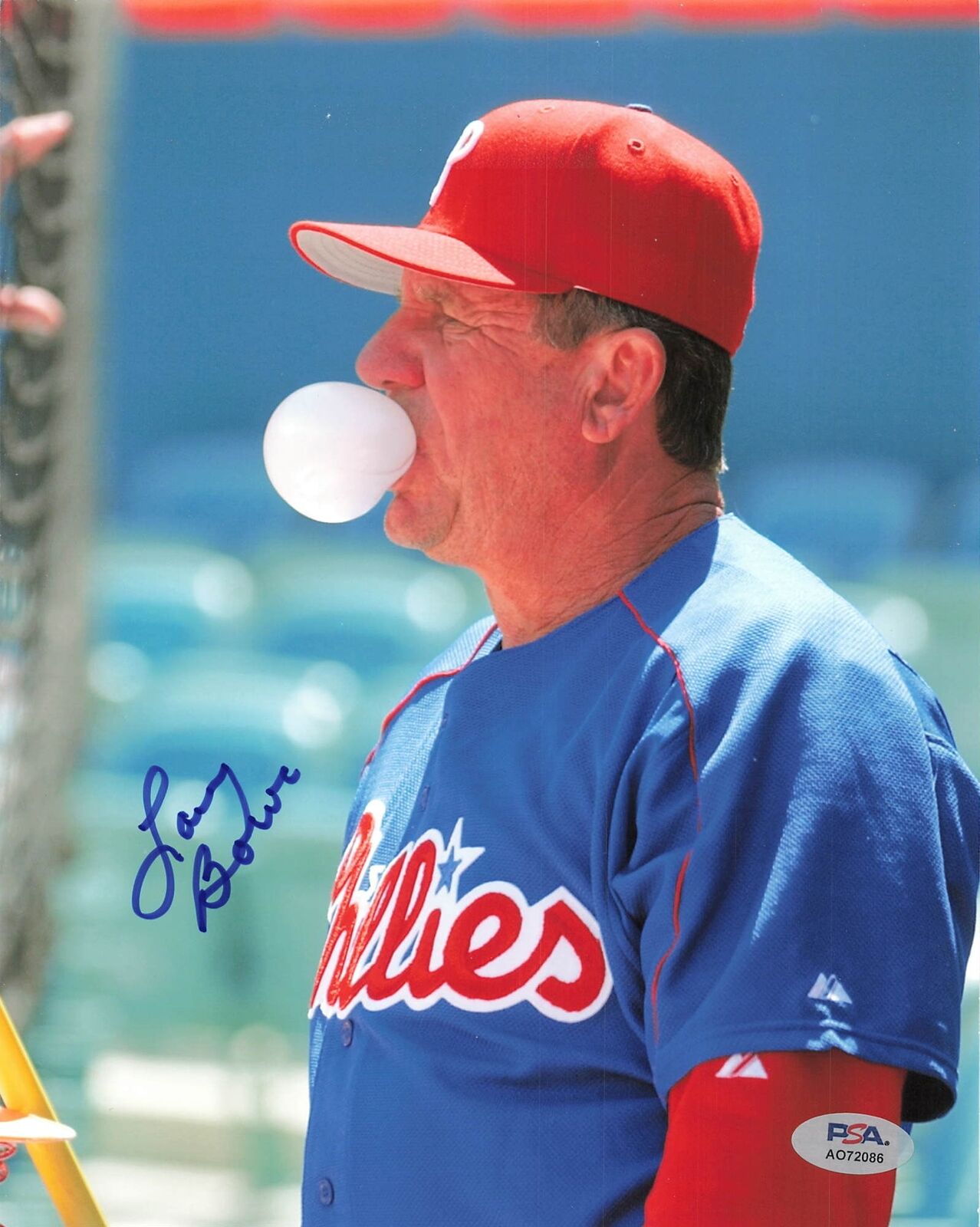 Larry Bowa signed 8x10 photo PSA/DNA Autographed Phillies