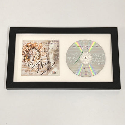 Loudon Wainwright III Signed History Album CD Cover Framed PSA/DNA Autographed M