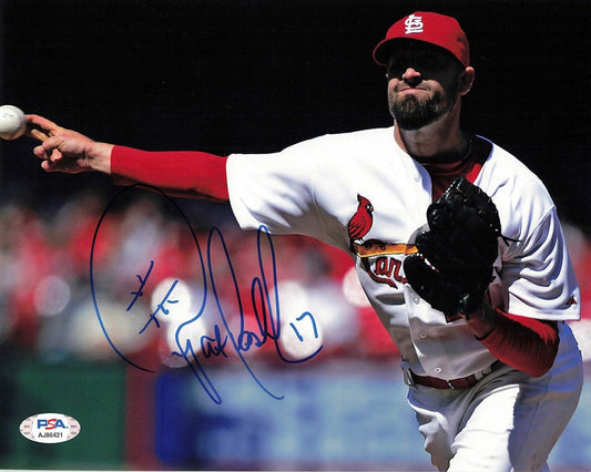 Pat Neshek signed 8x10 photo PSA/DNA St. Louis Cardinals Autographed