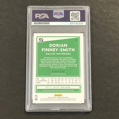 2020-21 Panini Donruss #79 Dorian Finney-Smith Signed Card AUTO PSA Slabbed Mave