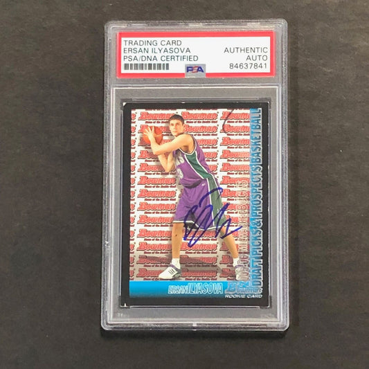 2005-06 Bowman Draft Picks & Prospects #132 Ersan Ilyasova Signed Card AUTO PSA