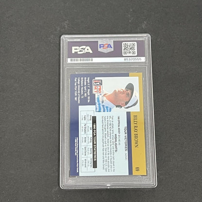 1990 PGA Tour Pro Set #69 Billy Ray Brown Signed Card PSA/DNA Autographed Slabbe