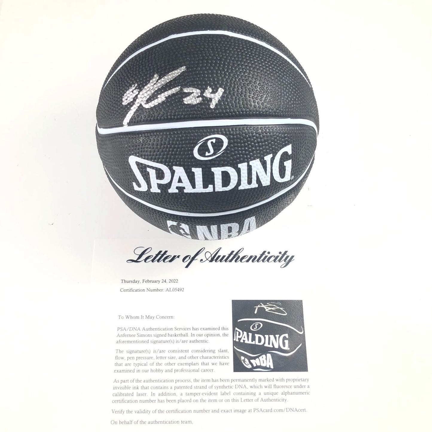 Javonte Green Signed Mini Basketball PSA/DNA LOA Chicago Bulls Autographed