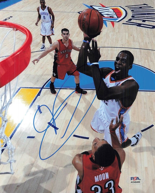 Jeff Green signed photo PSA/DNA Memphis Grizzlies Autographed