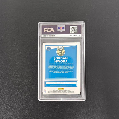 2021-22 Panini Donruss Optic #189 Jordan Nwora Signed Card AUTO PSA/DNA Slabbed