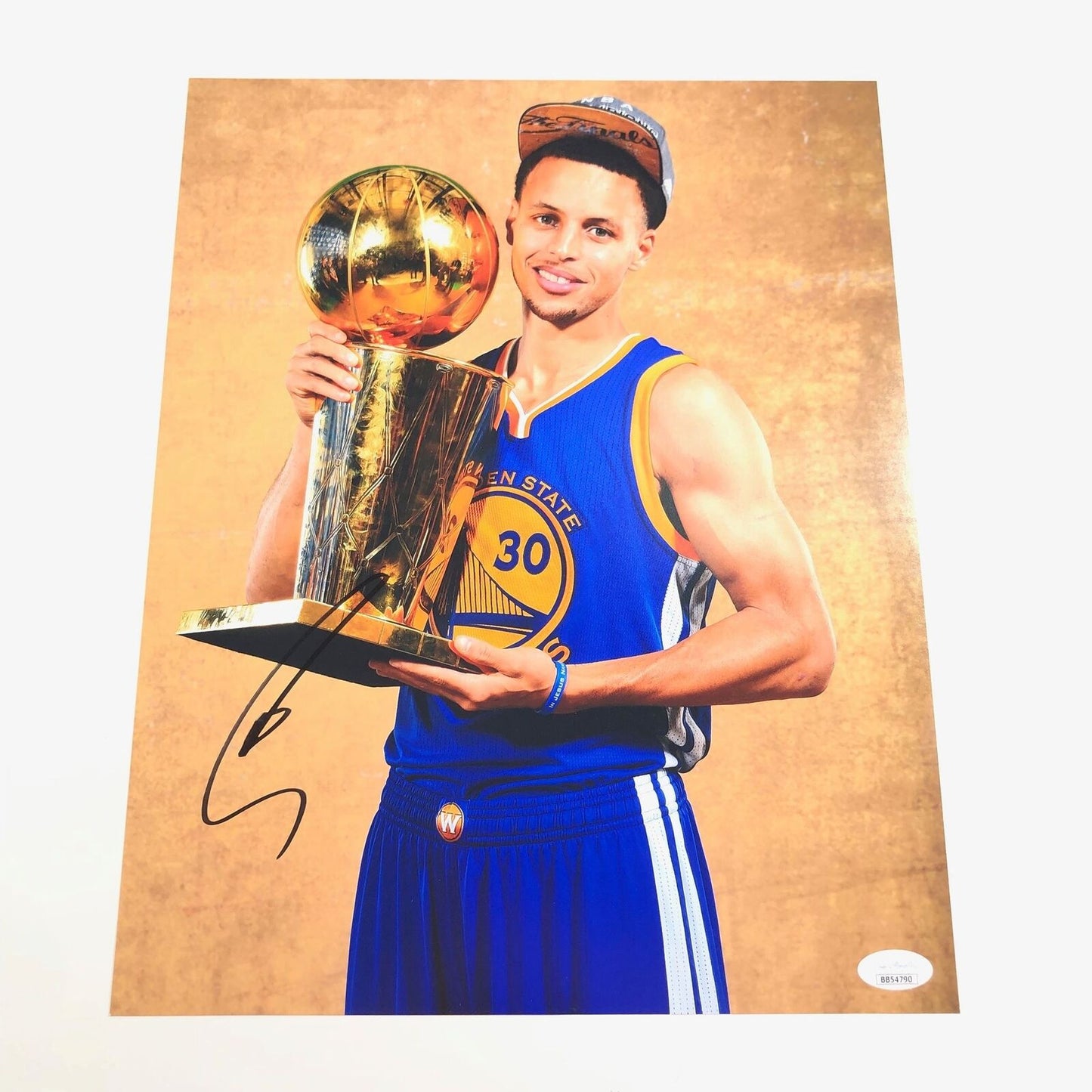 Stephen Curry signed 11x14 photo JSA Golden State Warriors Autographed