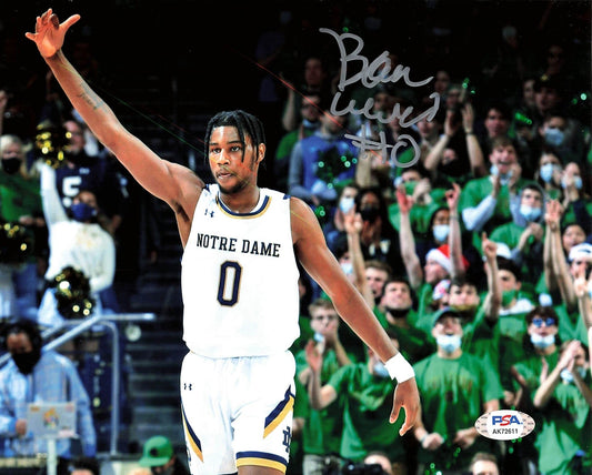 BLAKE WESLEY signed 8x10 photo PSA/DNA Autographed Notre Dame