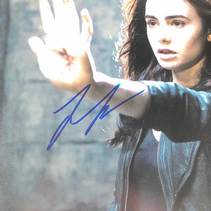 Lily Collins signed 11x14 photo PSA/DNA Autographed The Mortal Instruments