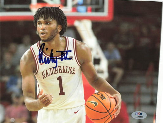 Ricky Council IV signed 8x10 photo PSA/DNA Arkansas Razorbacks Autographed