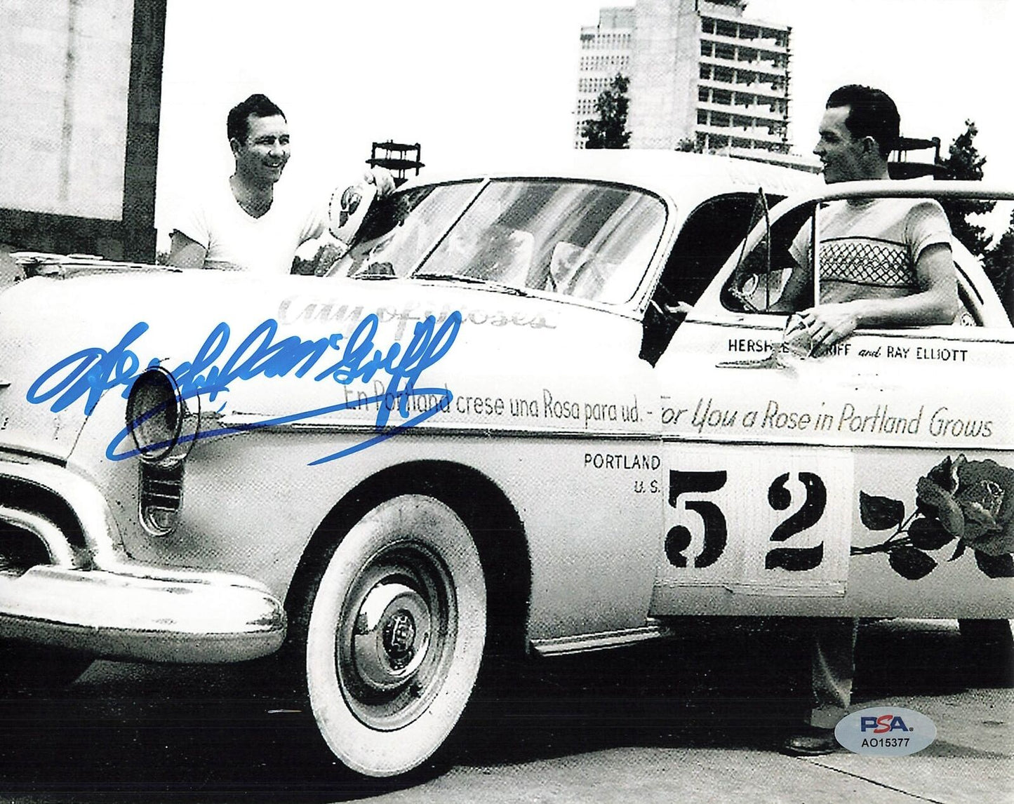 Hershel McGriff signed 8x10 photo PSA/DNA Autographed Driver