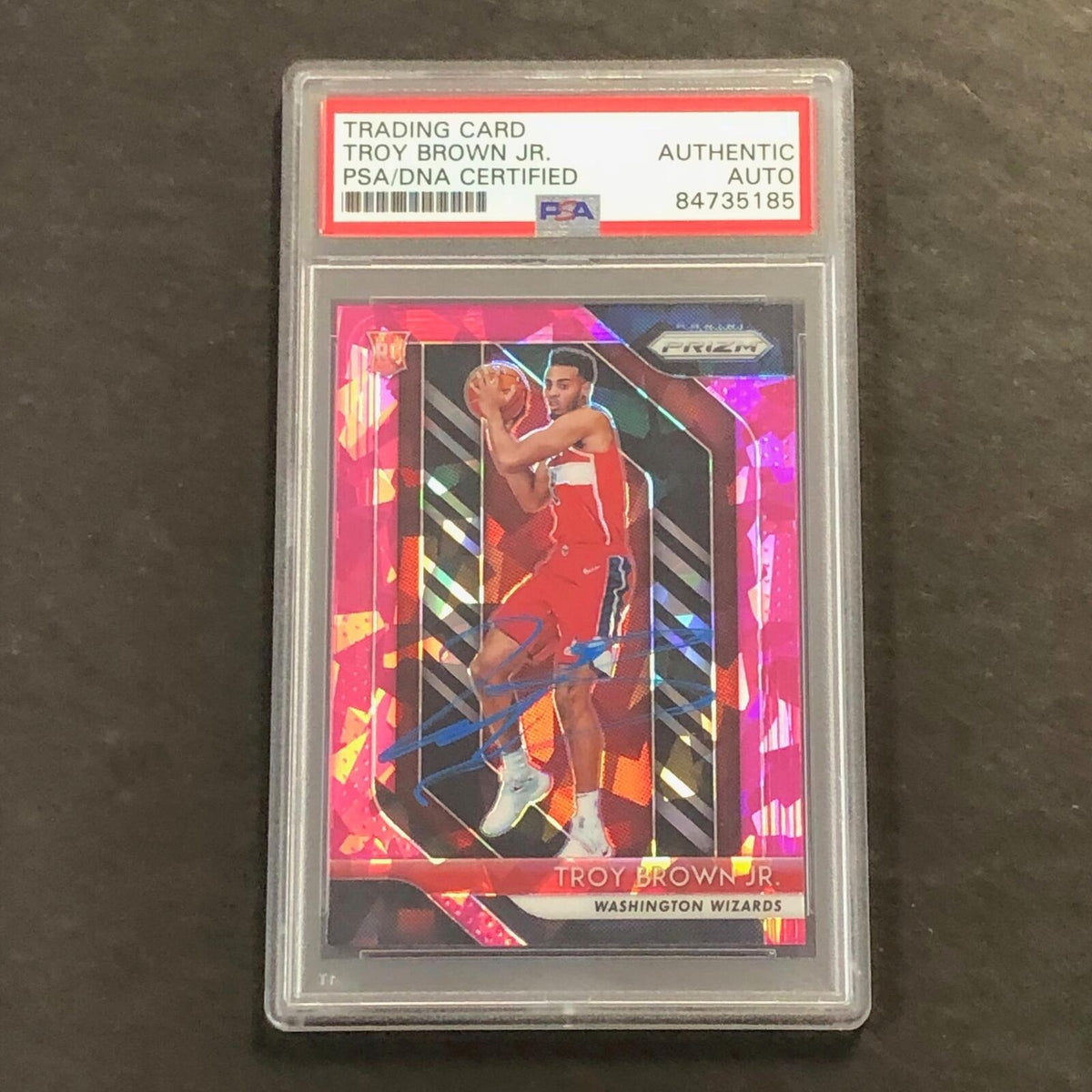 2018-19 Panini Prizm #213 TROY BROWN JR. Signed Card AUTO PSA RC Rookie Slabbed