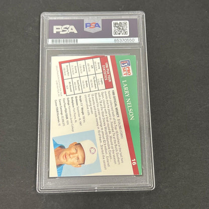 1991 Pro Set #16 Larry Nelson Signed Card PSA/DNA Slabbed AUTO Golf