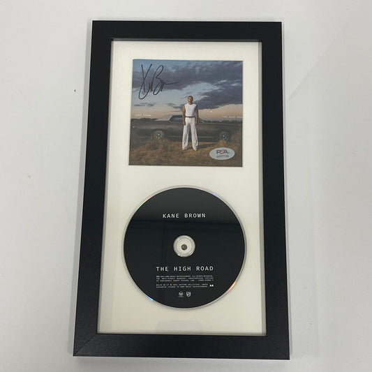 Kane Brown Signed CD Cover Framed PSA/DNA The High Road Autographed