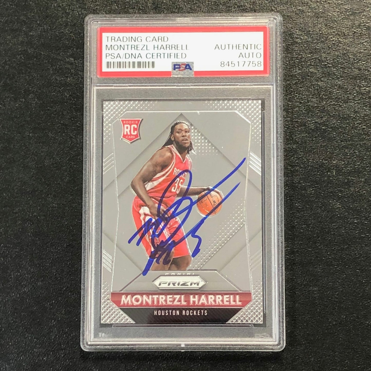 2015-16 Panini Prizm #331 Montrezl Harrell Signed Card AUTO PSA Slabbed RC Rocke
