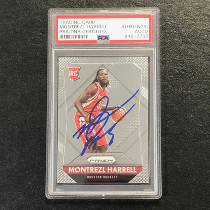 2015-16 Panini Prizm #331 Montrezl Harrell Signed Card AUTO PSA Slabbed RC Rocke