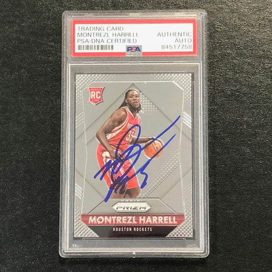 2015-16 Panini Prizm #331 Montrezl Harrell Signed Card AUTO PSA Slabbed RC Rocke