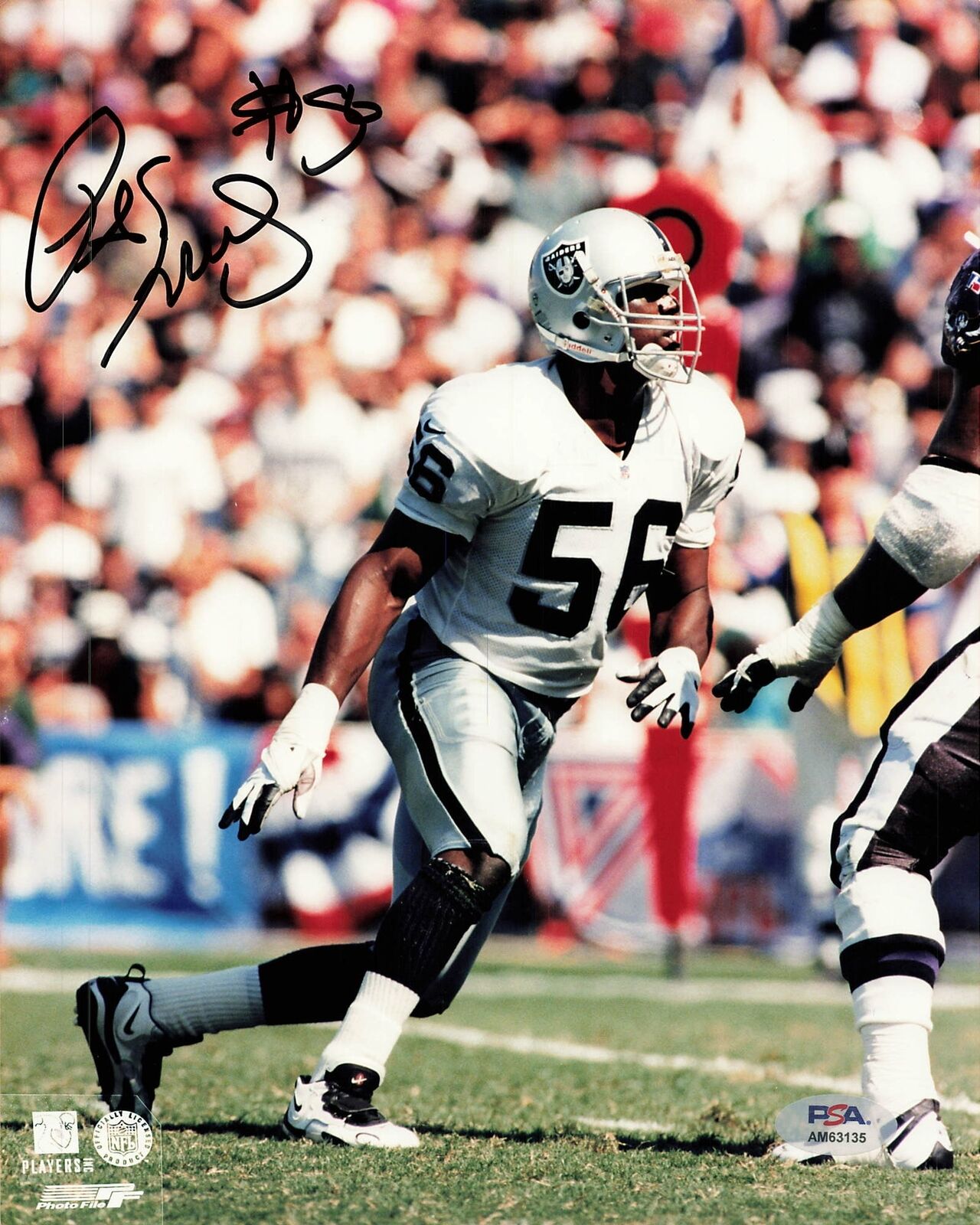 Pat Swilling signed 8x10 photo PSA/DNA Raiders Autographed