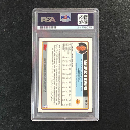 2006-07 Topps #60 Maurice Evans signed Card Auto PSA Slabbed Lakers