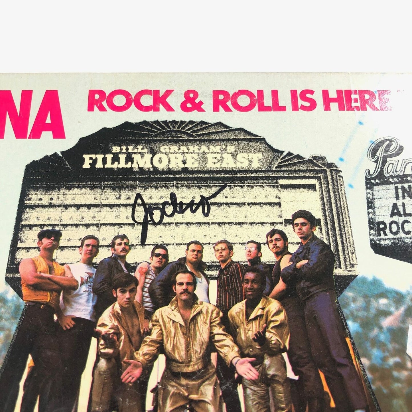 Jocko Marcellino signed Rock & Roll is Here to Stay Vinyl PSA/DNA Album autograp