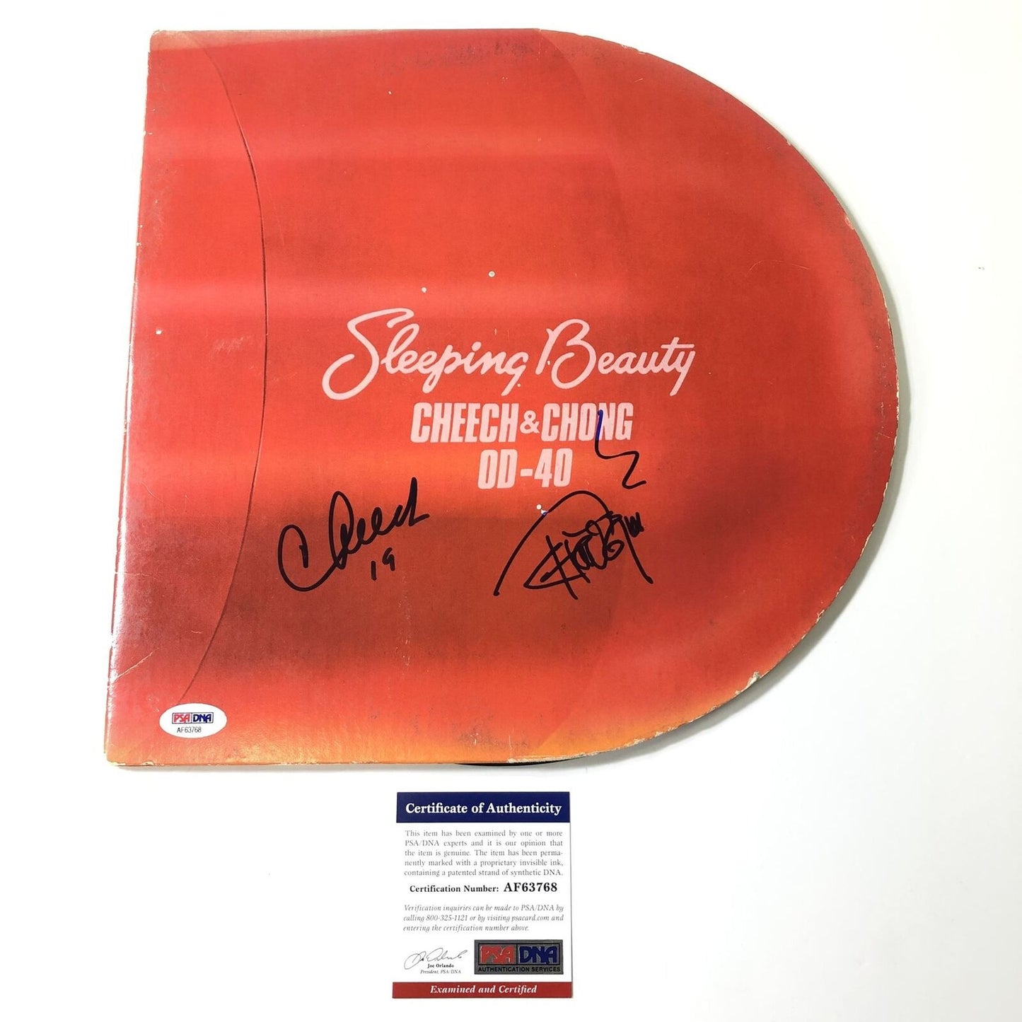 Cheech & Chong Signed LP Vinyl PSA/DNA Album autographed Sleeping Beauty and Mar