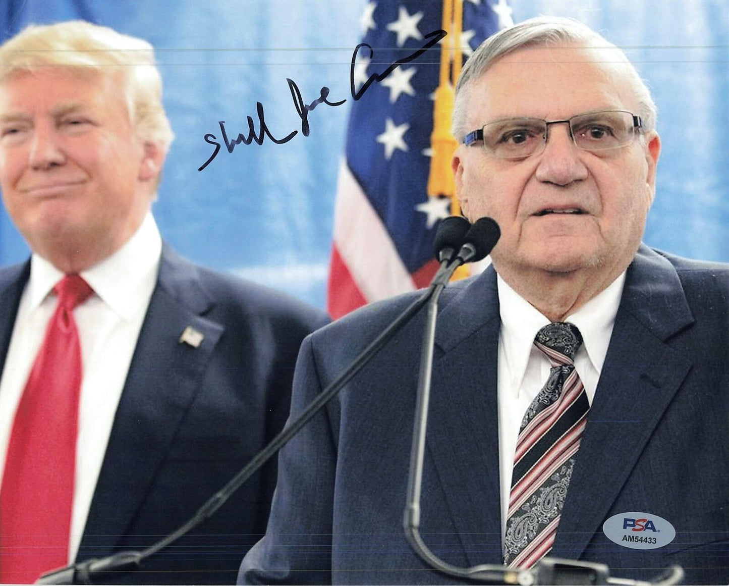 JOE ARPAIO signed 8x10 Photo PSA/DNA Autographed Politician