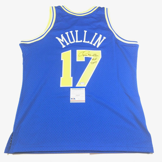 Chris Mullin Signed Jersey PSA/DNA Golden State Warriors Autographed HOF 2011