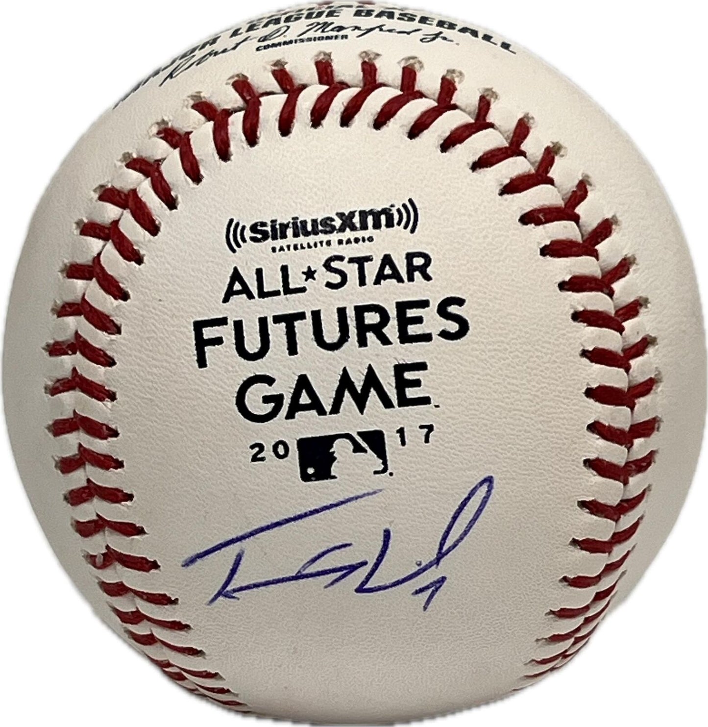 Tomas Nido signed baseball BAS Beckett Mets Autographed Futures Game 2017