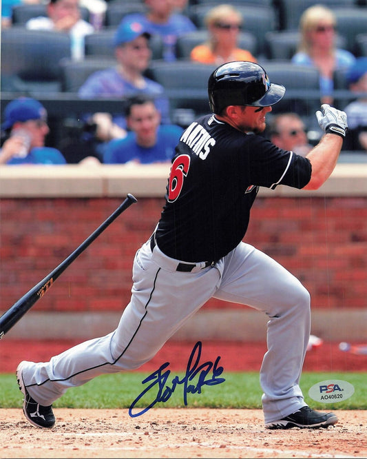 Jeff Mathis signed 8x10 photo PSA/DNA Miami Marlins Autographed